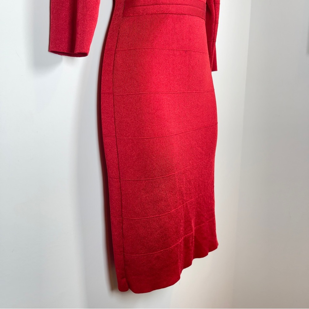 Kardashian Kollection Signature Red Bandage Dress, Size Women's XS - Picture 6 of 10